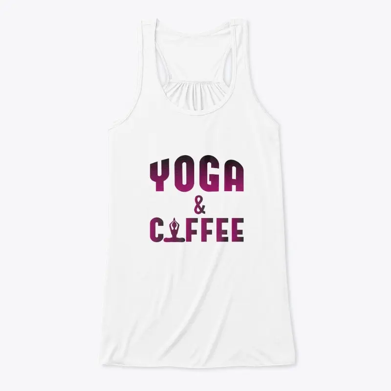 Yoga and coffee tank tops 